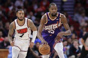 賈巴里：KD能得到他想要的任何投籃機(jī)會(huì) 防守者能做的只有祈禱