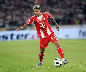 開張！迪亞斯打進加盟拜仁后的歐冠首球，本賽季12場7球4助攻