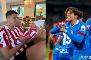 紅白血脈傳承！小西蒙尼將進(jìn)球送給出生不久的侄子