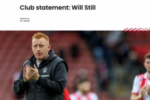 聯(lián)賽五輪不勝、倒數(shù)第四，官方：南安普頓主帥斯蒂爾下課