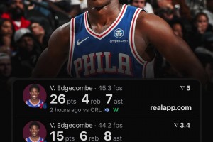 埃奇庫姆場均25分！同樣都是探花 謝潑德呢？火密心在滴血~